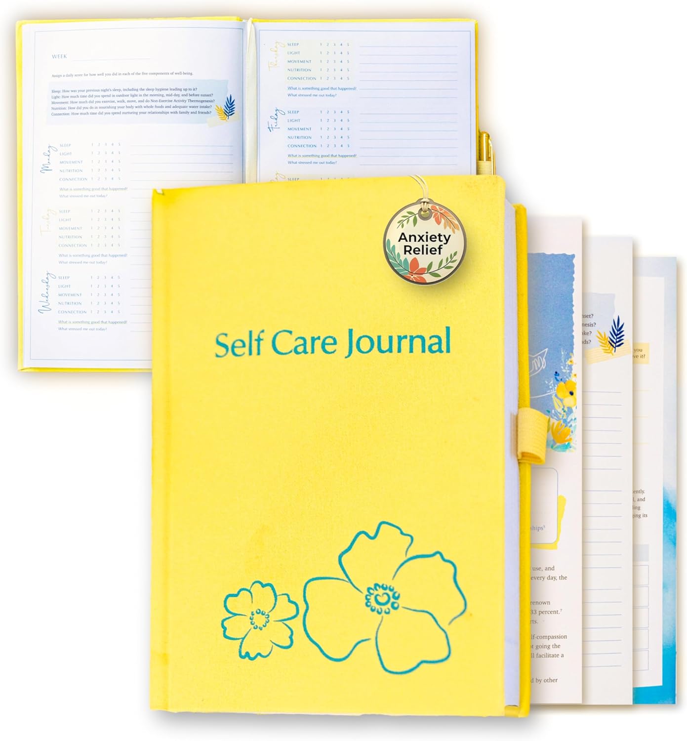 Self Care Journal for Women: 12-Month Guided Anxiety Relief Workbook with Daily Prompts, Gratitude & Therapy Techniques for Mindfulness, Nutrition, Social Bonds – Linen Hardcover Mental Health Gift Self Care Journal for Women: 12-Month Guided Anxiety Relief Workbook with Daily Prompts, Gratitude & Therapy Techniques for Mindfulness, Nutrition, Social Bonds – Linen Hardcover Mental Health Gift