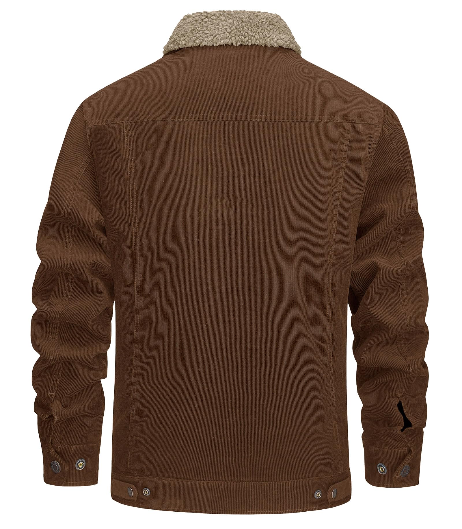 EKLENTSON Herren Warme Cordjacke Outdoor Winddicht Winterjacke | Corduroy, Winter, Regular Fit, Reverskragen, Gefütterte, Thermo, Warme, Weich, Winddicht, Hautfreundlich, Casual, Outdoor