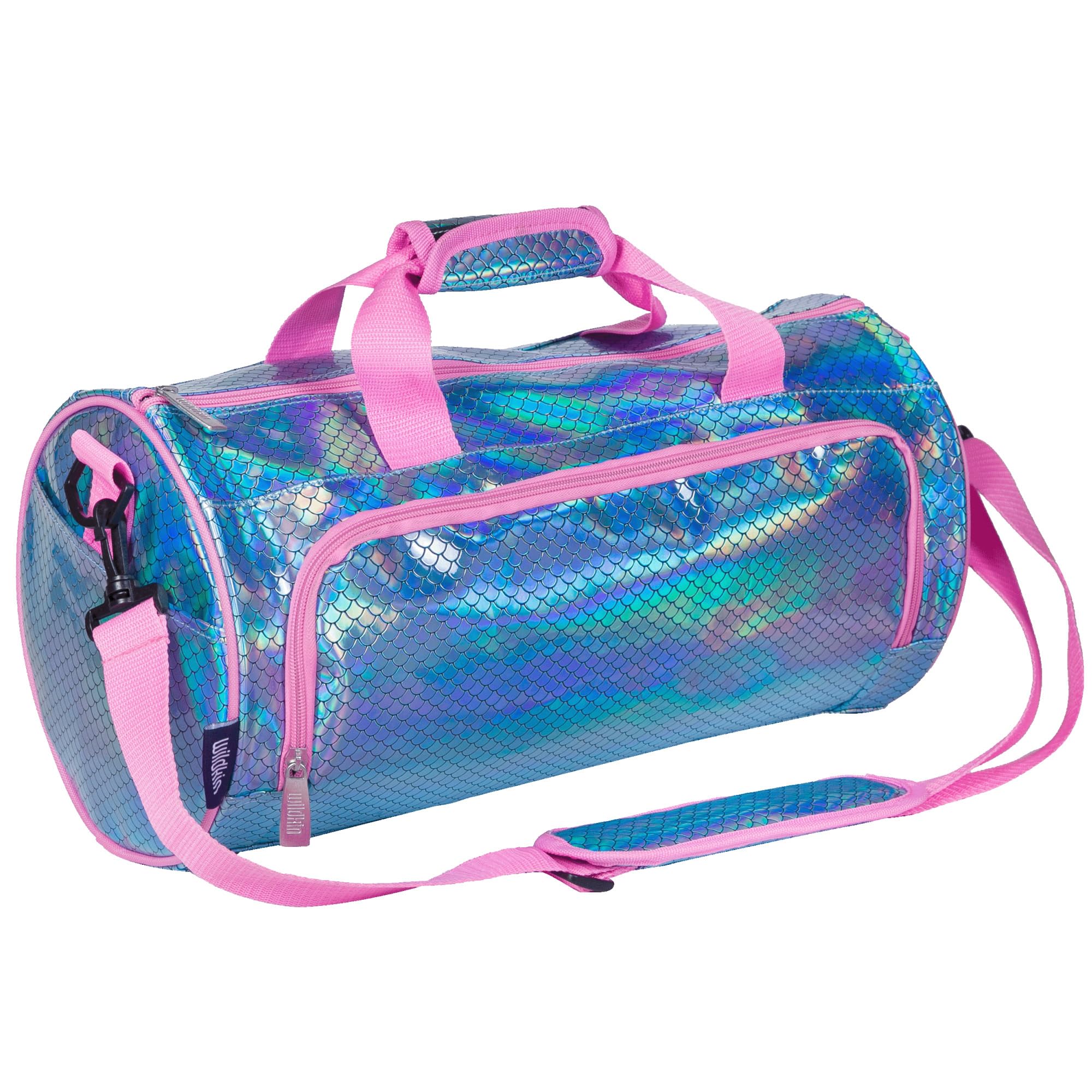 Wildkin Kids Dance Bag – Durable 600D Polyester Duffel Bag, Ideal for Ballet Class & Recitals - Mermaid Scales