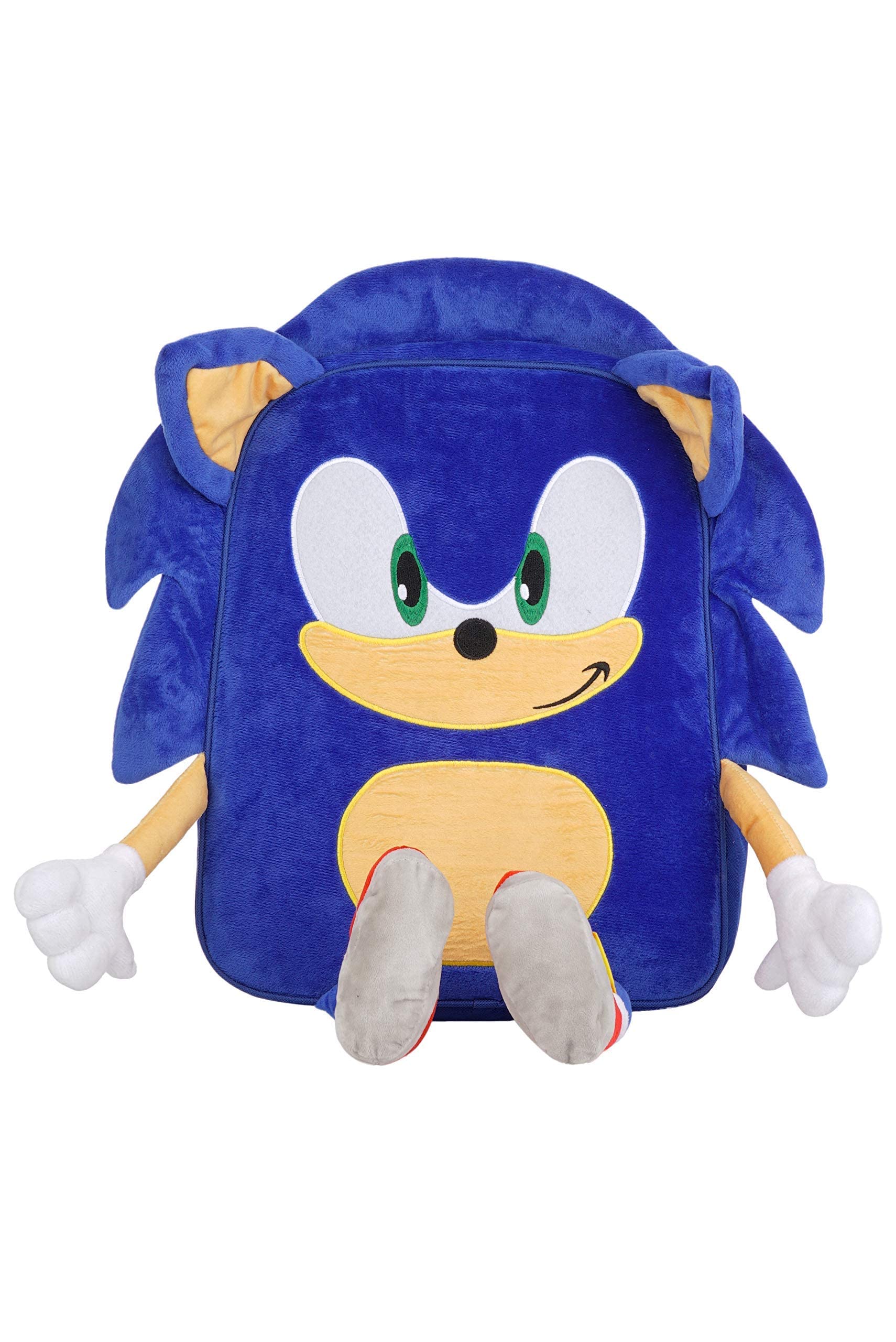 AI ACCESSORY INNOVATIONS Plush Backpack for Girls & Boys, 16 Inch, Plush School Bookbag with 3D