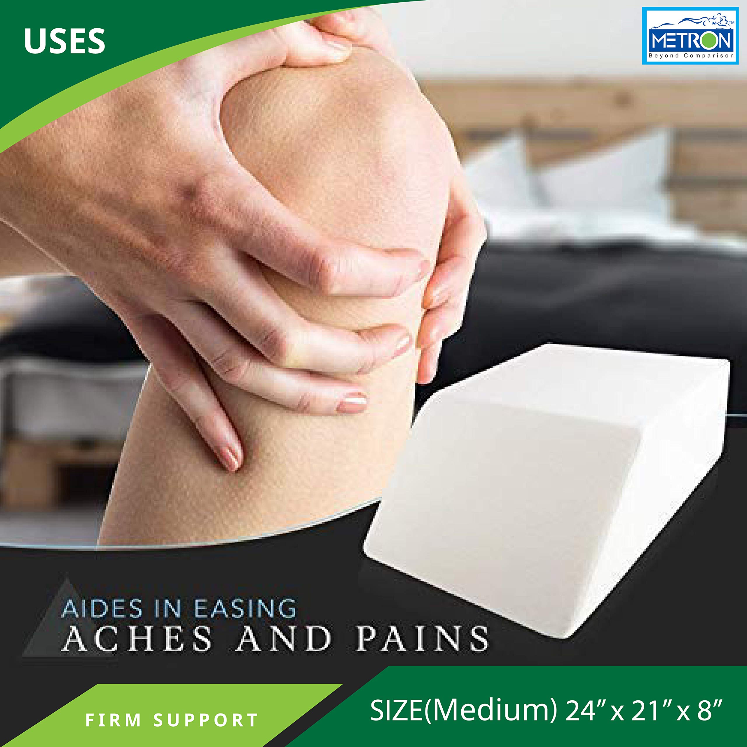 Buy Metron Medium Size Orthopedic Bed Wedge Elevated Leg Pillow