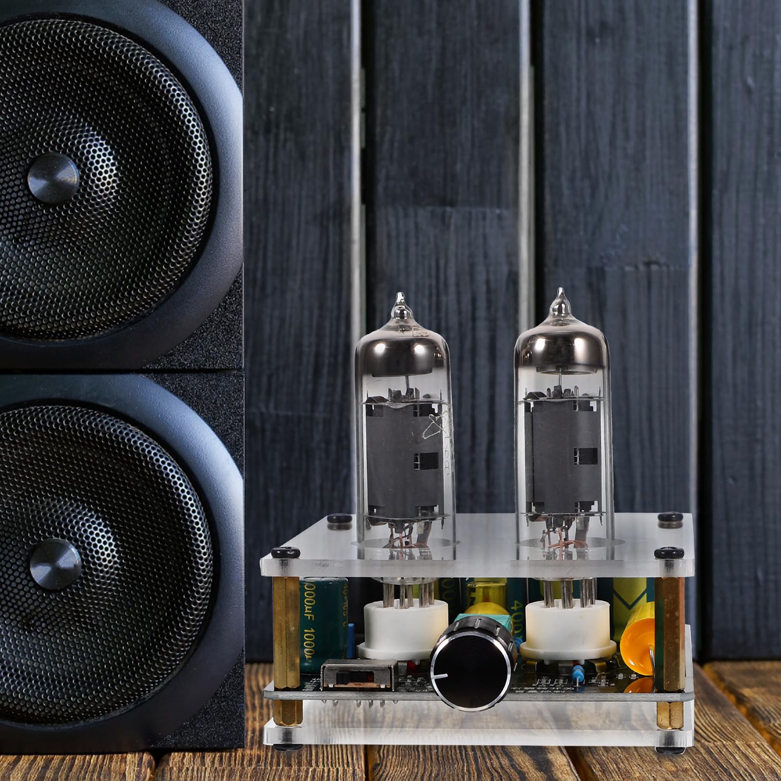 Preamplificatore Valvola Vuoto per Giradischi Phono Amplificatore Valvolare Hifi con Design Facile da Installare per Home Theater e Stereo DIY Migliora Segnale Audio con Suono