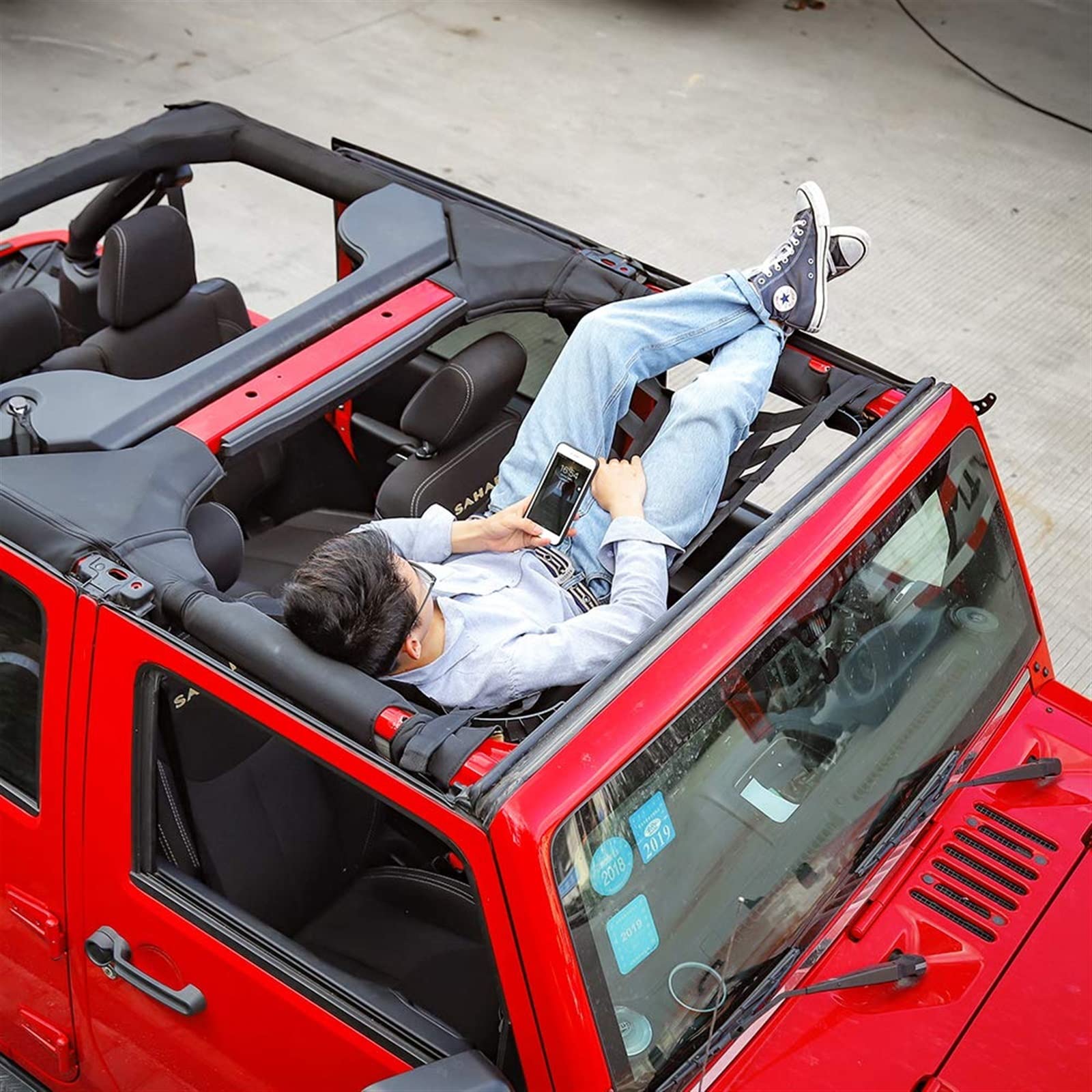 Red De Carga De Nailon - Red Del Maletero Del Coche, Red Portaequipajes Extensible De Doble Capa, Alta Resistencia Y Durabilidad, Apto Para Furgoneta / SUV / Camión ( Size : 1 X 1M/Mesh 10cm/Load 2t )