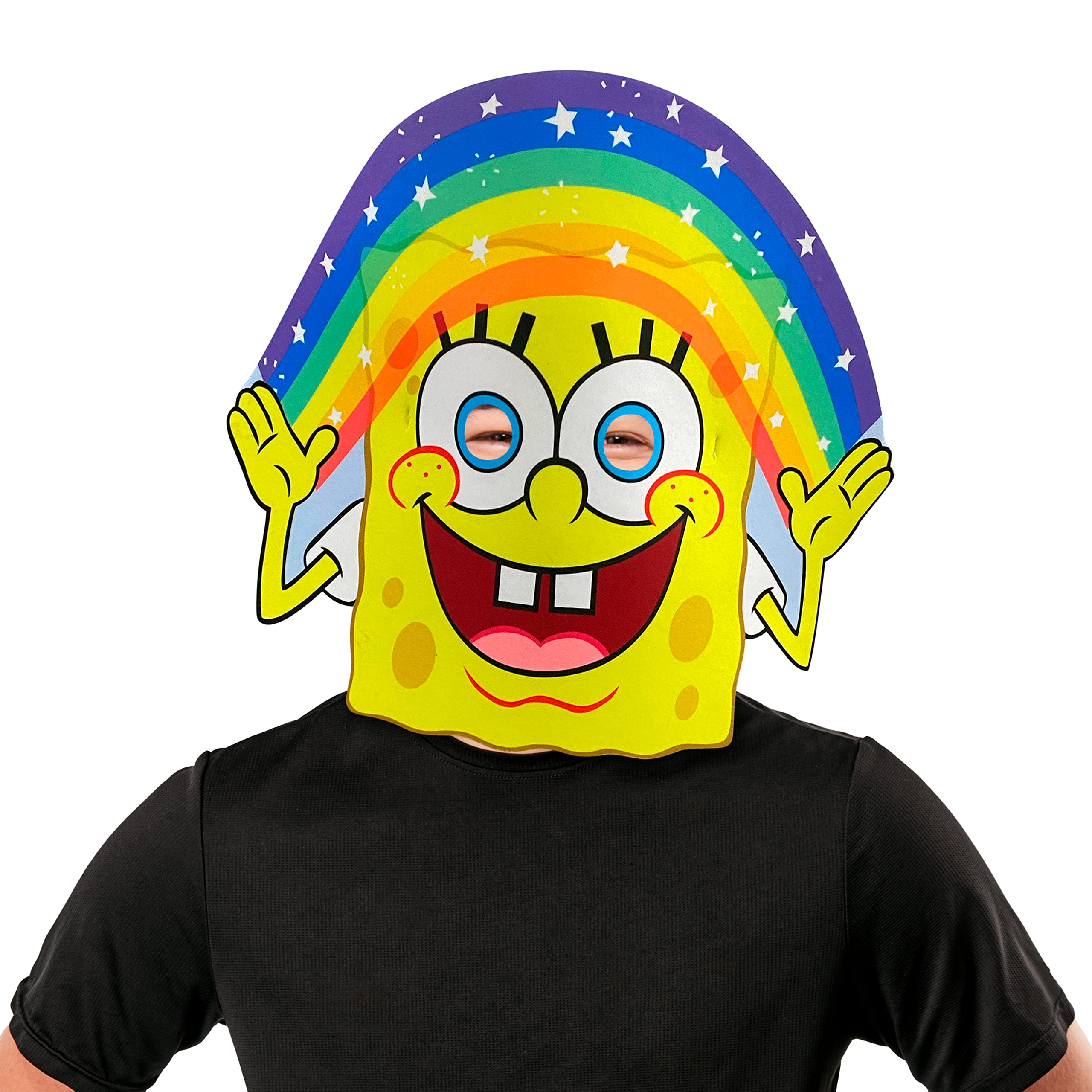 Rubies Costume Accessory SpongeBob SquarePants Rainbow Meme Foam Mask, As  Shown, One Size, Masks - Amazon Canada