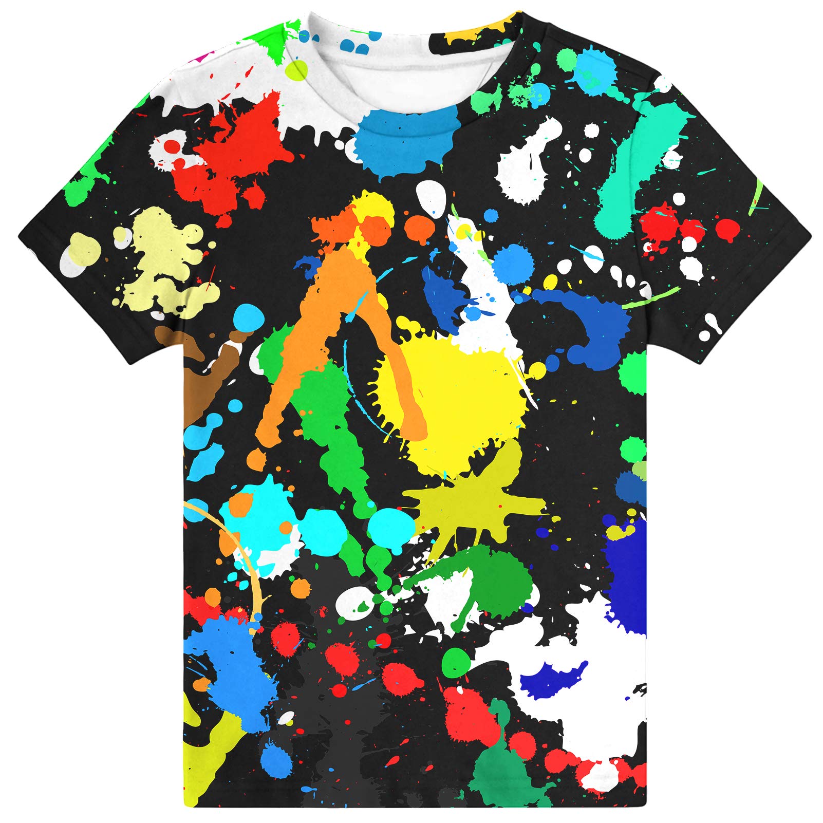 Hgvoetty Boys Girls Graphic T-Shirts Kid 3D Casual Tops Tees for 6-16 Years
