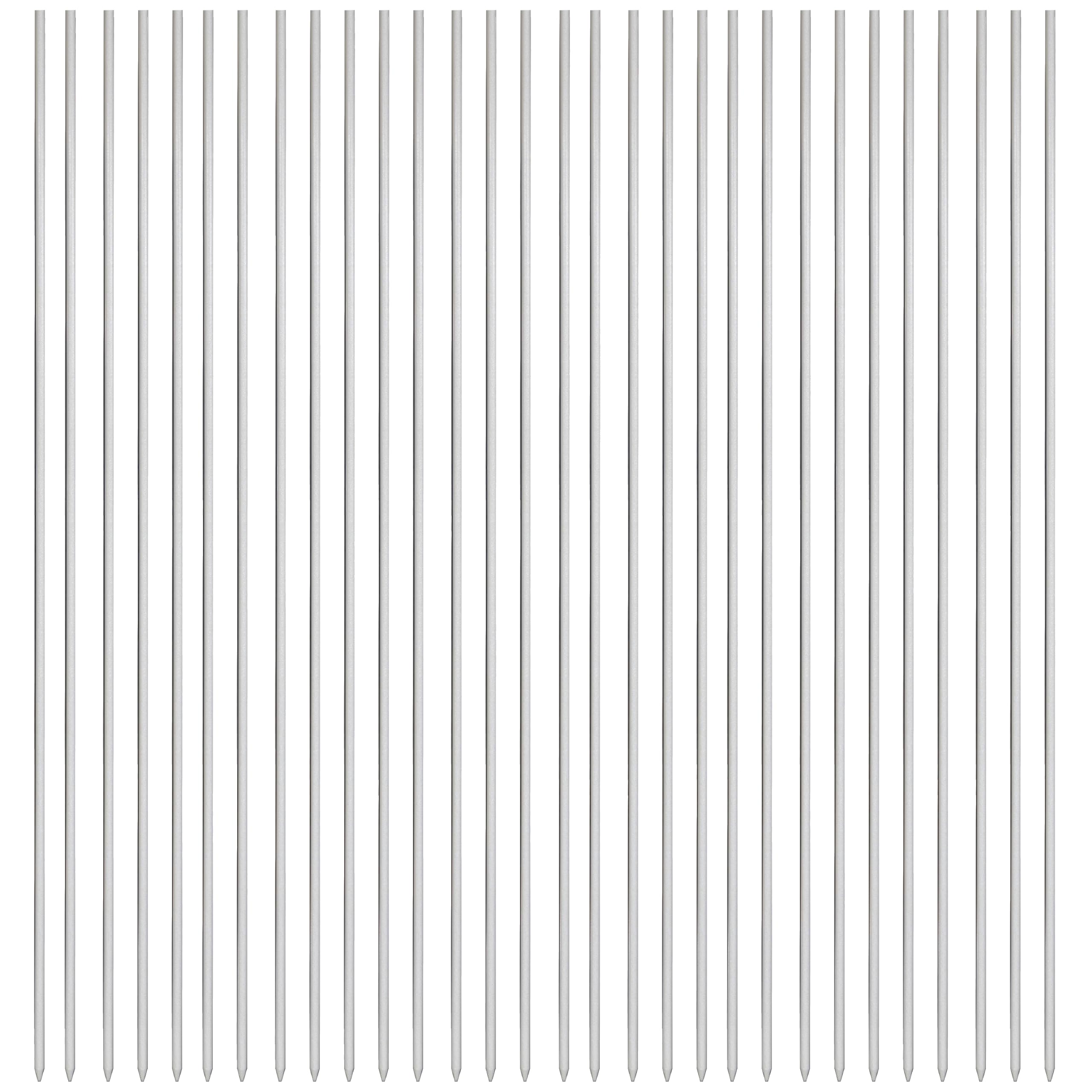 Picchetti in fibra di vetro (set di 30) per recinzioni elettriche - Forniti senza accessori - Bianco - 160 cm - Ø 10 mm - Molto resistente - Compatibile con isolatori multi-supporto
