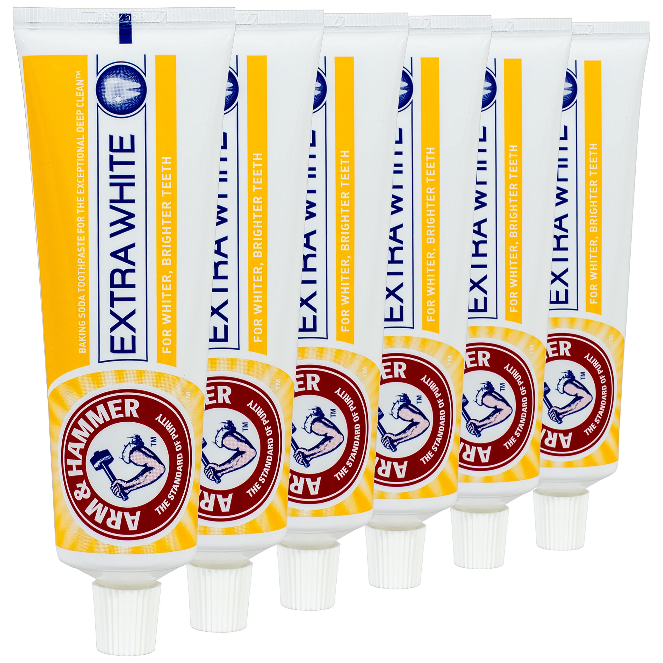 6x Arm & Hammer Extra weiß Professionell Sauber Gefühl 125g - 6 Stück pro Pack