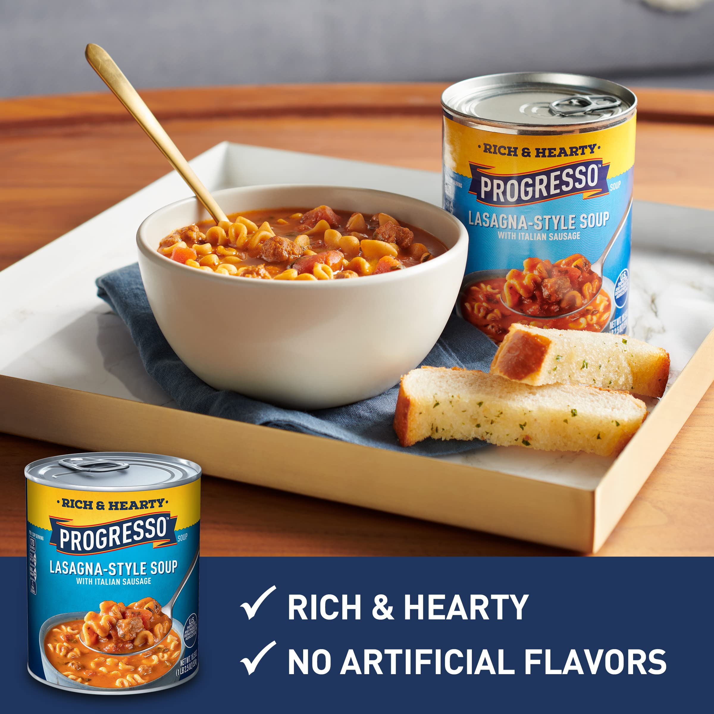 Amazon.com : Progresso Rich & Hearty, Lasagna-Style Soup With