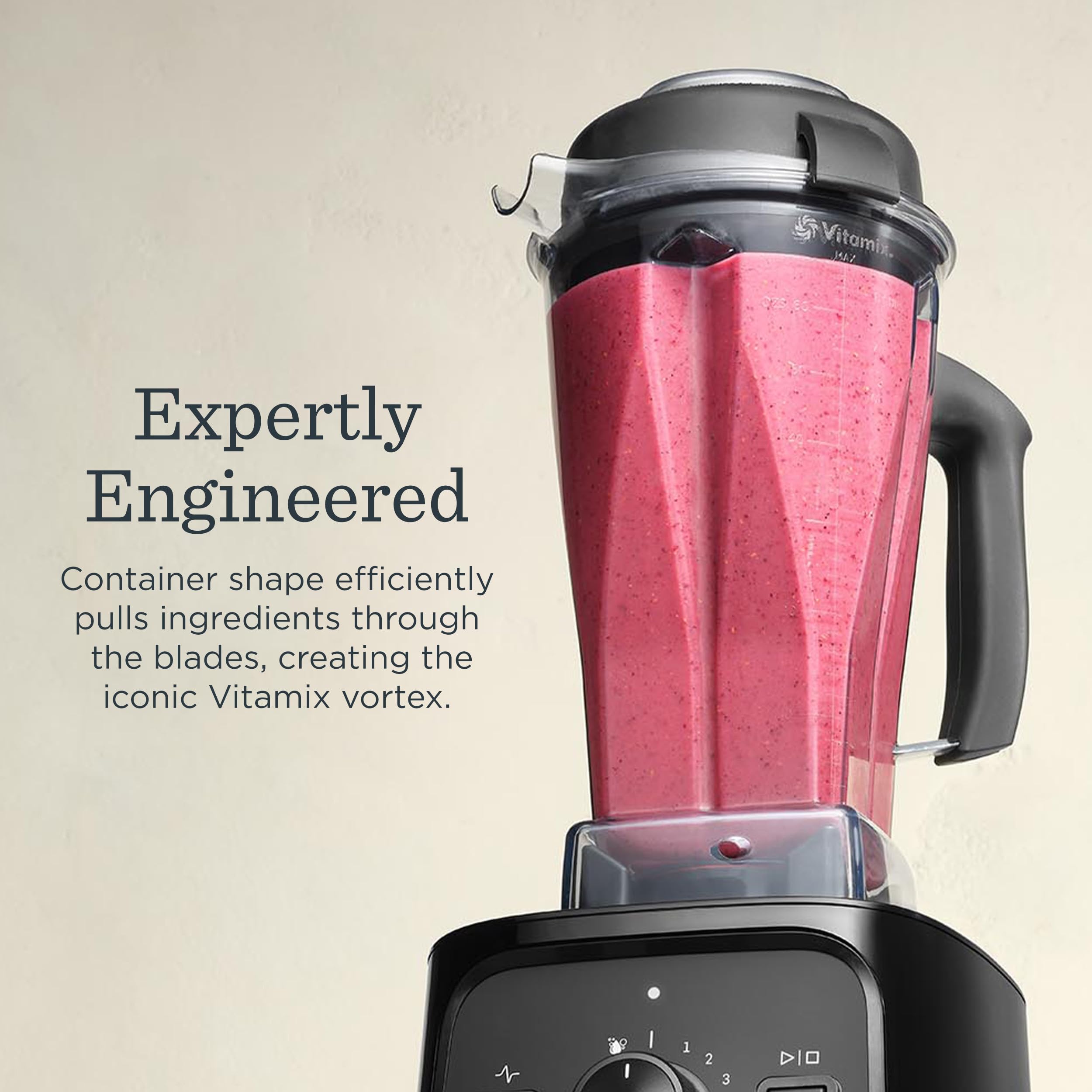 Vitamix VX1, frullatore professionale da cucina per frullati, zuppe, succhi e altro, 10 velocità, lame in acciaio inox, elettrodomestico da cucina autopulente, contenitore classico, nero