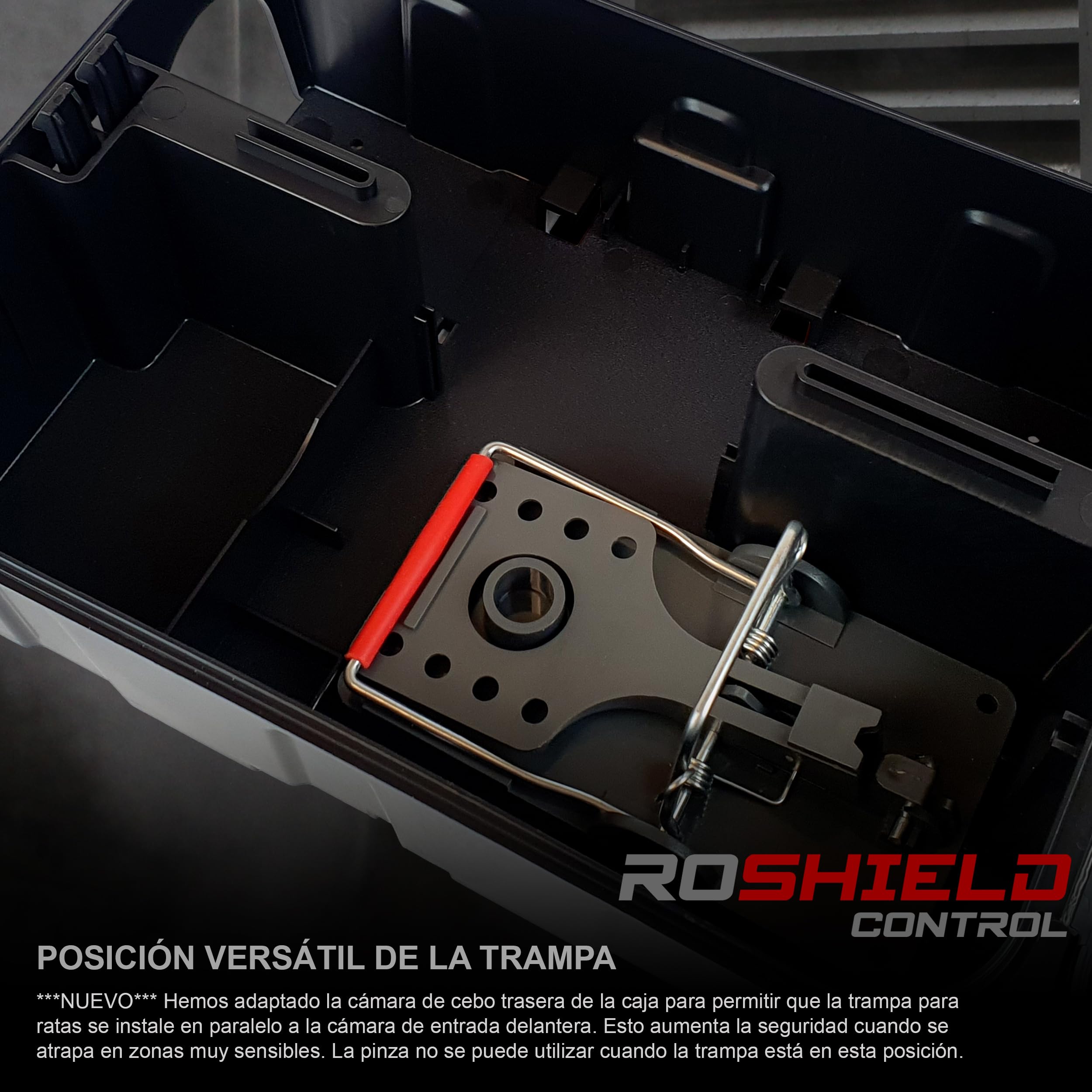 ROSHIELD Calidad Profesional x 10 | Caja de Cebo para Ratas y Ratones Grandes | Estaciones de Caja asesina para Exteriores e Interiores | para envenenamiento de Ratas/Ratones y trampas a presión |