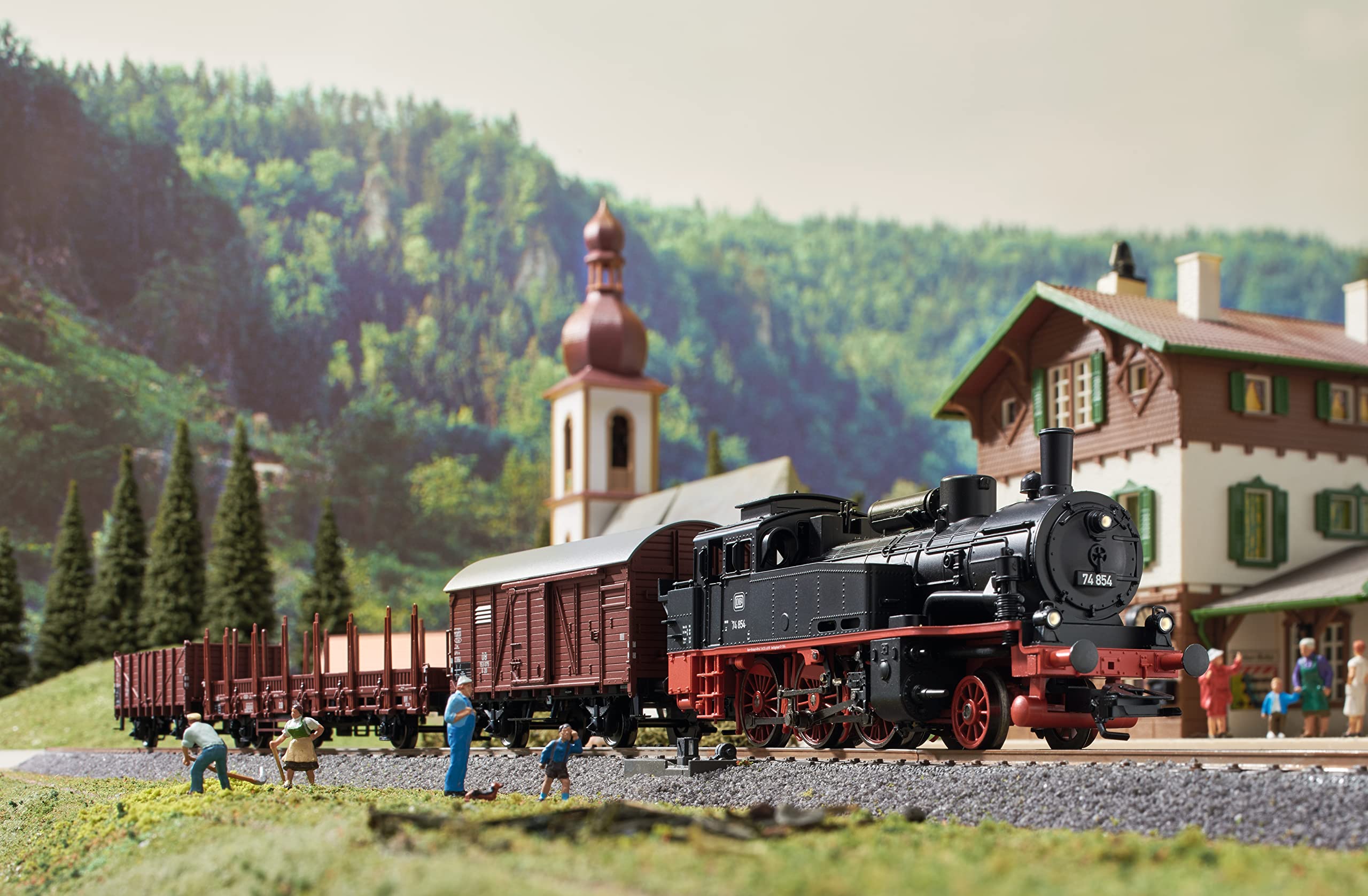 Image secondaire de Märklin- Digital Startpackung mit BR 74 Kit de démarrage numérique Train de Marchandises, 29074, Multicolore