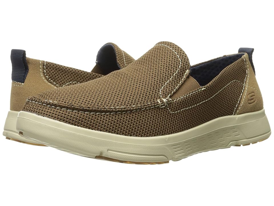 

SKECHERS Moogen - Seldon (Beige) Men's Slip on Shoes