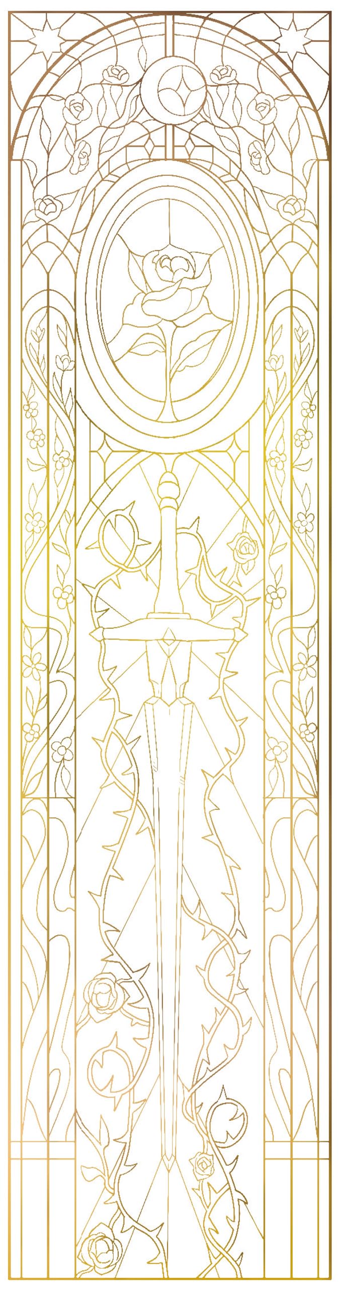 Fae Lovers: Marque-pages à colorier romantasy