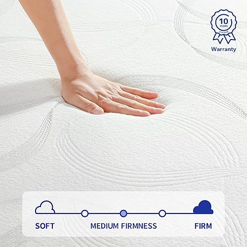 Miniatura 17 de Olee Sleep Colchón individual de espuma viscoelástica de gel flexible de 7 pulgadas, con infusión de gel para mayor comodidad y alivio de presión,