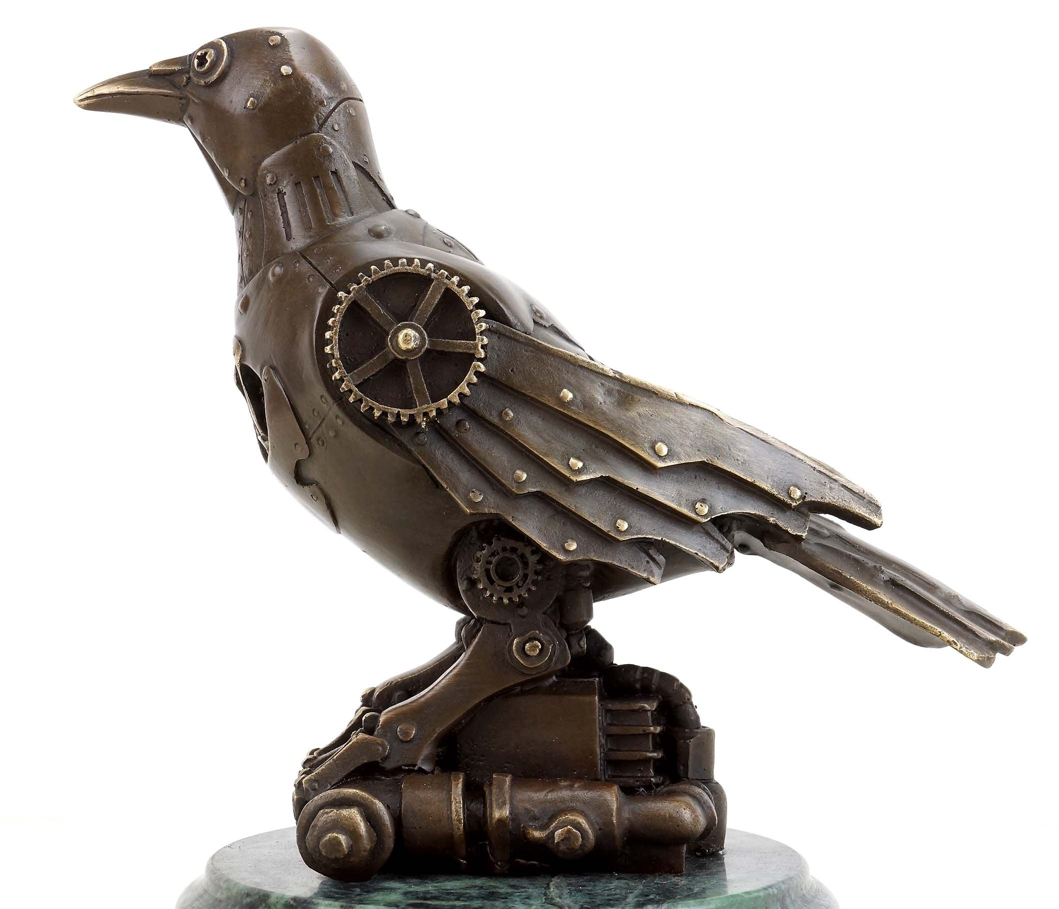 Amazon.co.jp: 現代アート – Steam Punk Figurine – ブロンズ鳥