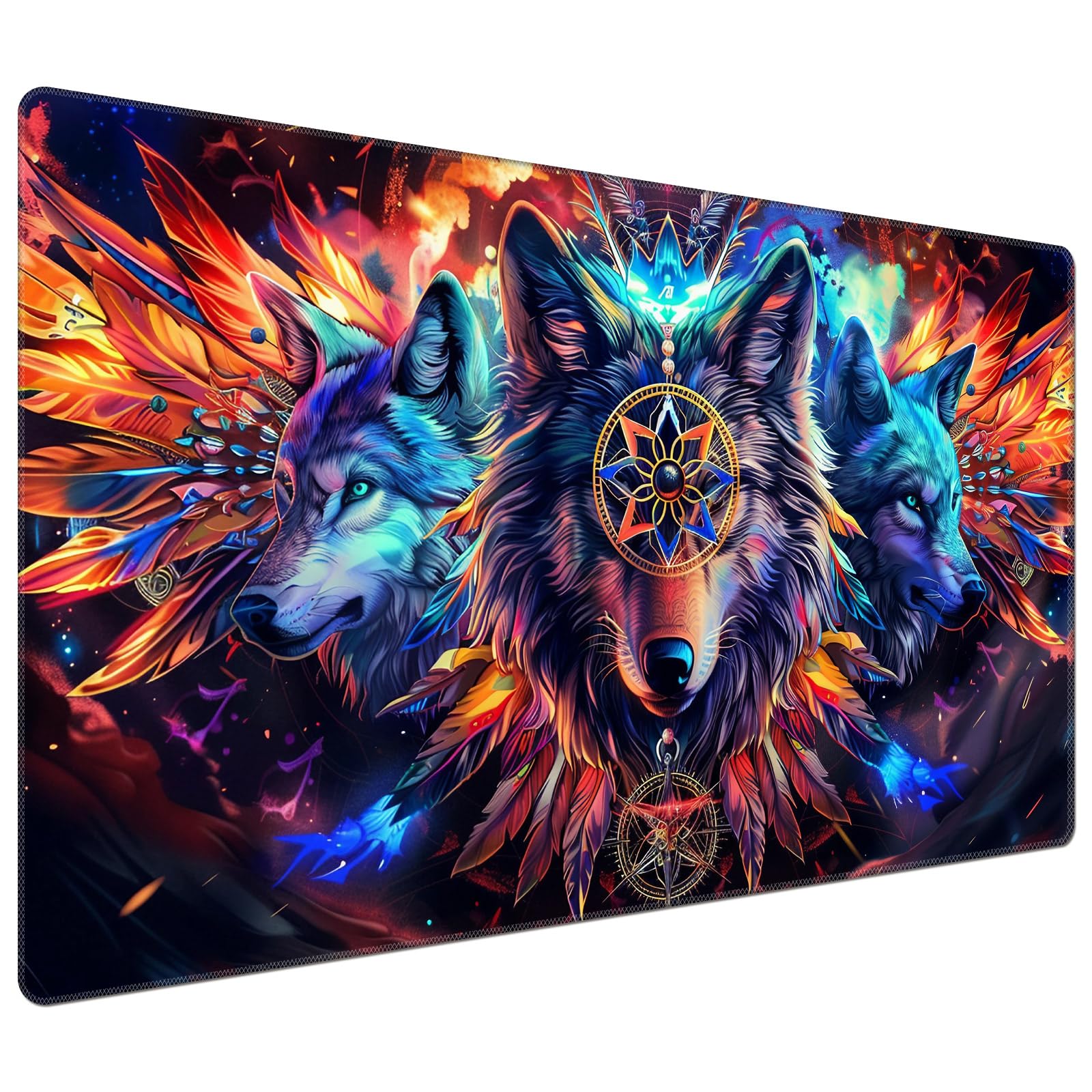 DEGDFSGR – Tapis De Jeu MTG 61x35,6cm – Base Antidérapante – Bords Cousus – Imperméable – Pour Magic, Cartes, JCC – Cadeau