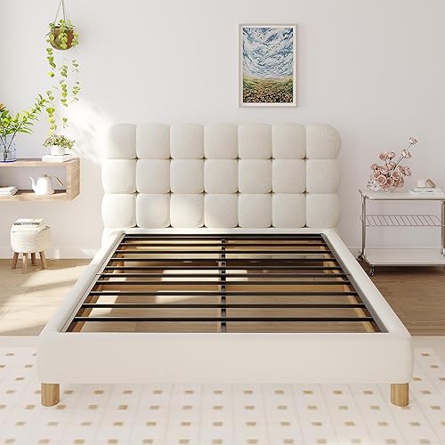 Miniatura 7 de Upcanso Base de colchón para cama Queen de 2 pulgadas, base de colchón de metal de perfil bajo de 2 pulgadas, base de colchón con capacidad máxima