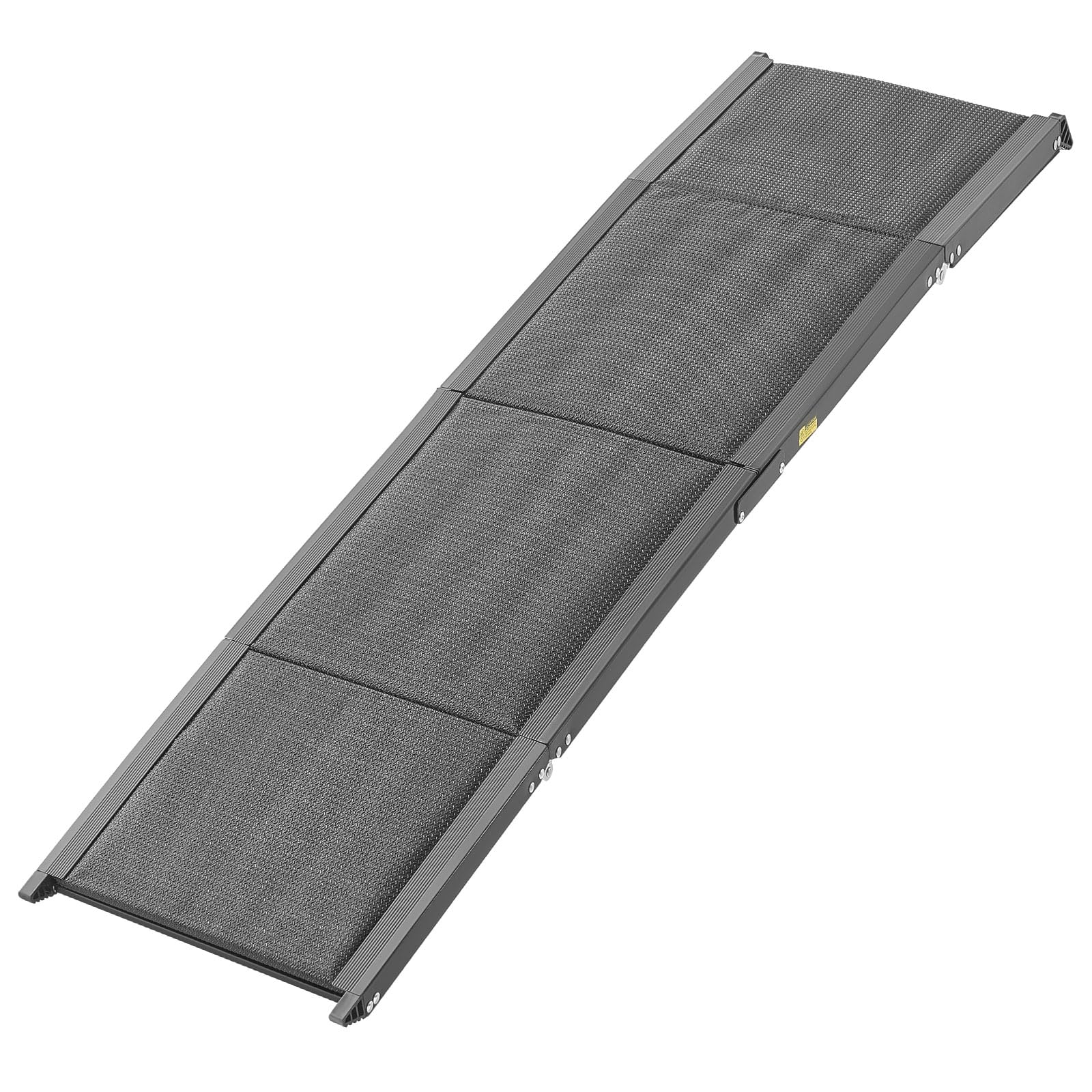 VEVOR Rampa para Perros, 180 x 50,8 cm, Plegable, para Perros Medianos y Grandes de hasta 113 kg, con Superficie de Tela Oxford Antideslizante, Portátil, para Exteriores, SUV y Camiones, Negro