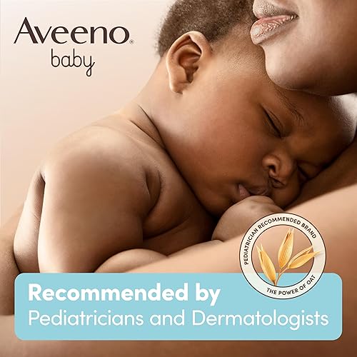 Miniatura 3 de Aveeno Baby Loción de humedad diaria para pieles delicadas con avena coloidal natural y dimeticona loción hidratante hipoalergénica para bebés sin