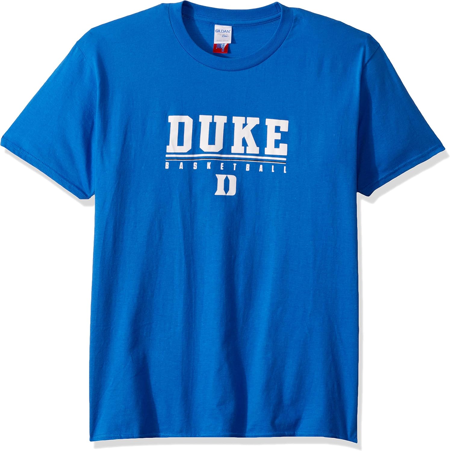 Duke S/S Basketball Adult Size T-Shirt (Medium) Blue