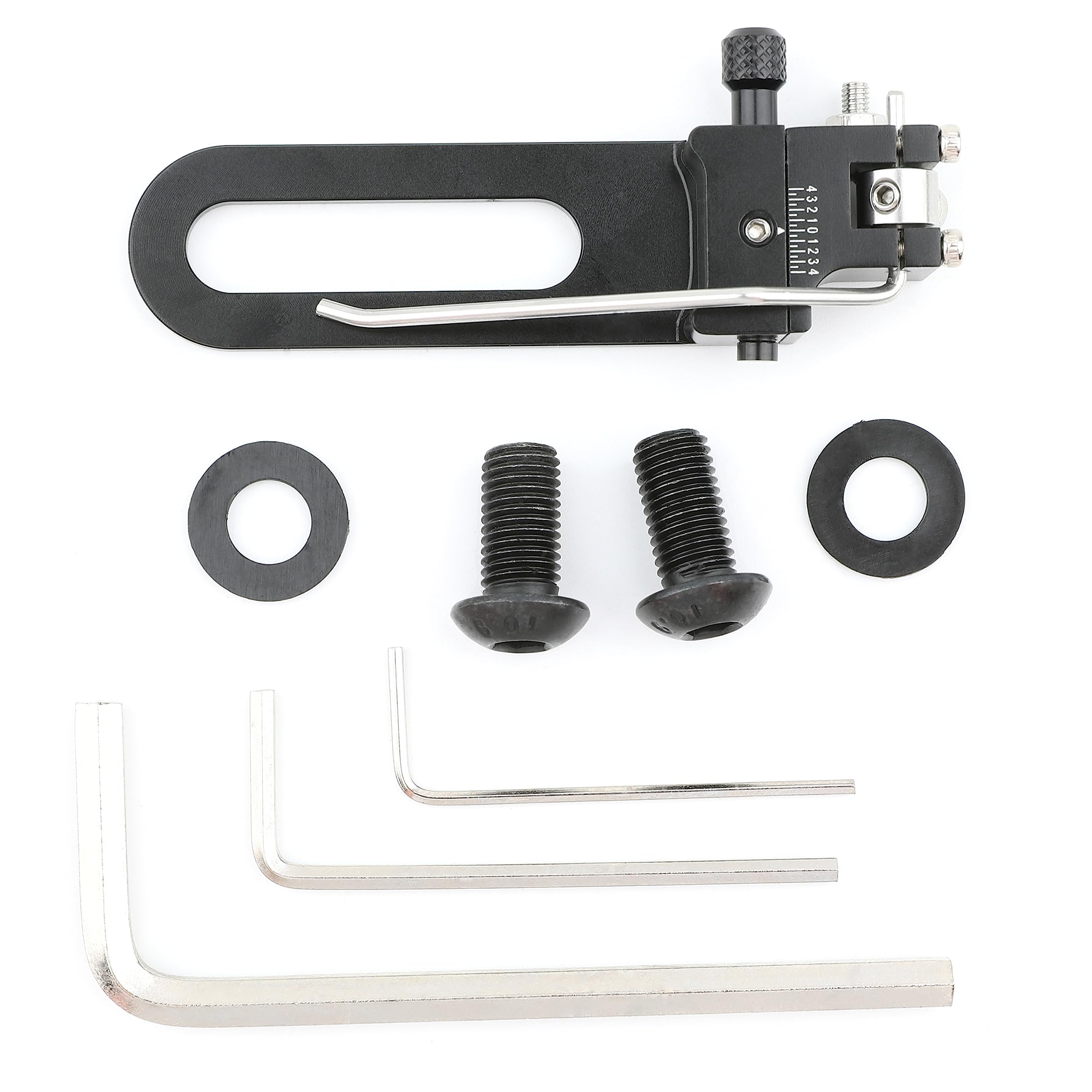 wolfman Tir à l'arc Repose-Flèche Magnétique Arc Recourbé Support de Flèche Ajustable en Aluminium Antichoc équipement de Tir à l'arc Accessoire pour Arc Recurve Droitier