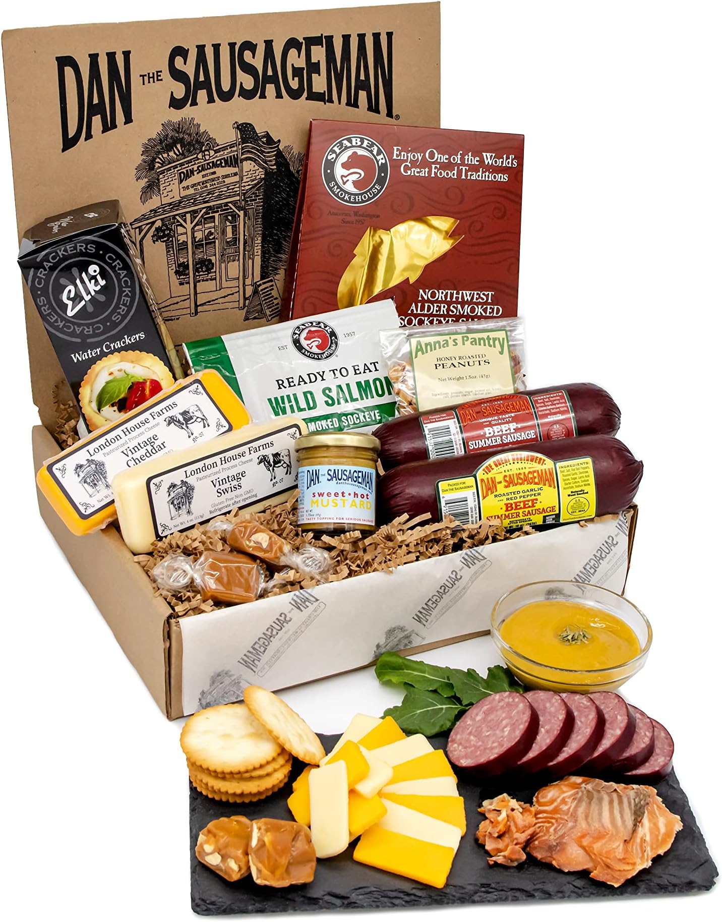 Dan the Sausageman Northwest Necessities Snack Gift Basket