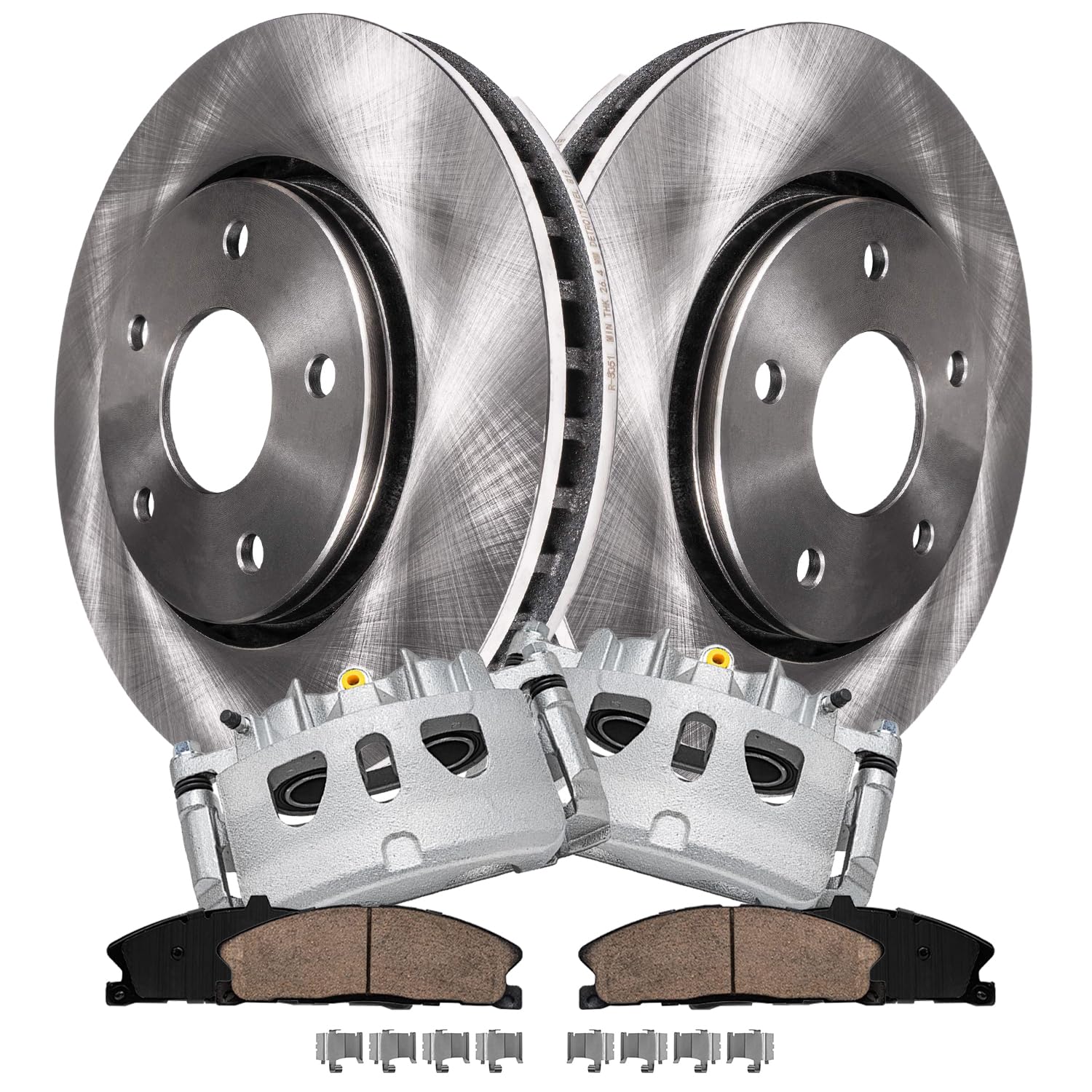 Detroit Axle - Front Brake Kit for Ford Explorer Taurus Flex Lincoln MKS