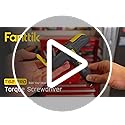 Fanttik TS2 PRO Torque Screwdriver Wrench Set, T-handle, Bits Storage Design, 12 Pcs S2 Steel Bits, 1/4" Drive, 15-75 in-lbs, Suitable for Bike and Maintenance