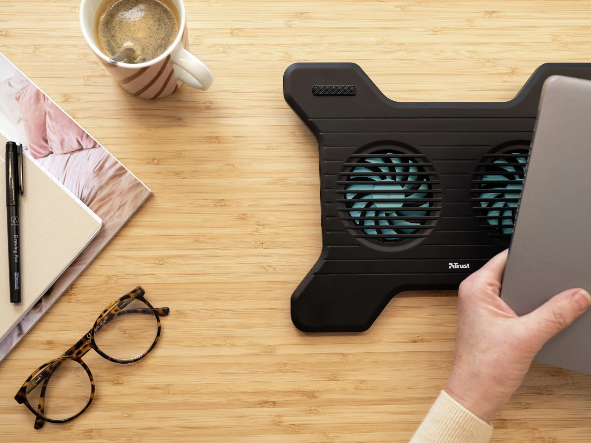 Trust Breeze Base di Raffreddamento per Laptop con 2 Ventole
