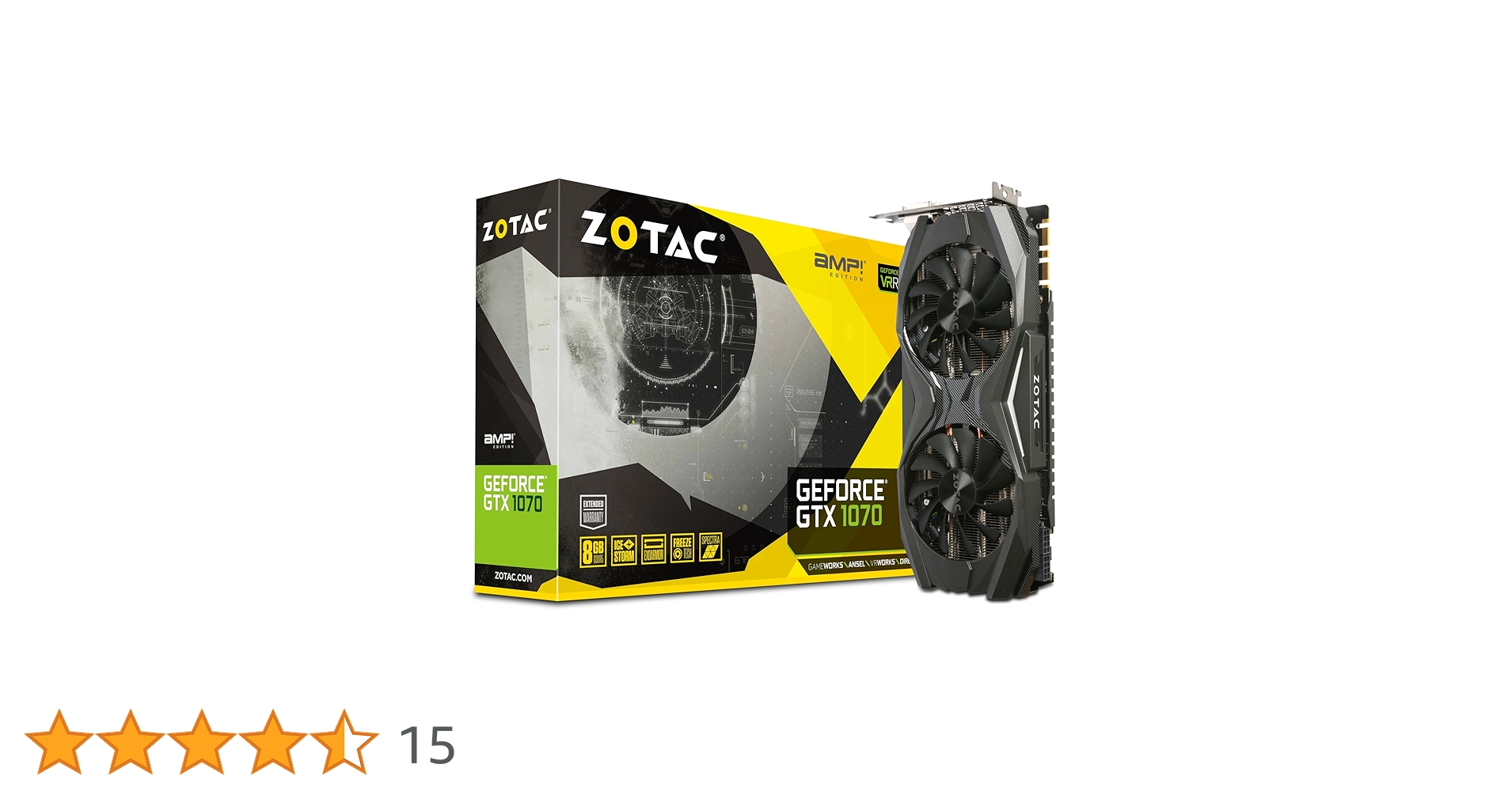 グラフィックボード・グラボ・ビデオカード ZOTAC gtx1070 8gb Amazon | ZOTAC GeForce GTX 1070 AMP グラフィックスボード