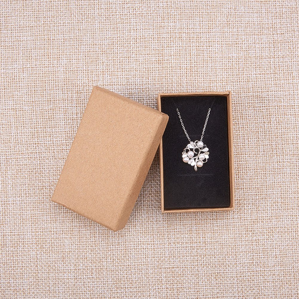 Nbeads 24 stuks Kraft bruine vierkante kartonnen sieradenringdozen papieren geschenkdoos sieradenschatulle voor kerst, jubilea, bruiloften, verjaardagen, geschenken, sieradendisplay, 5 x 5 x 3 cm Nbeads 24 stuks Kraft bruine vierkante kartonnen sieradenringdozen papieren geschenkdoos sieradenschatulle voor kerst, jubilea, bruiloften, verjaardagen, geschenken, sieradendisplay, 5 x 5 x 3 cm