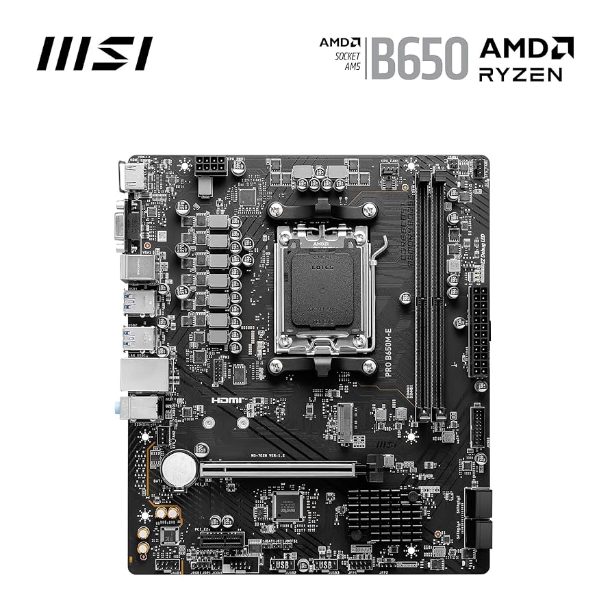 msi マザーボードb650mーe 8+2+1 am5 PRO B650M-E