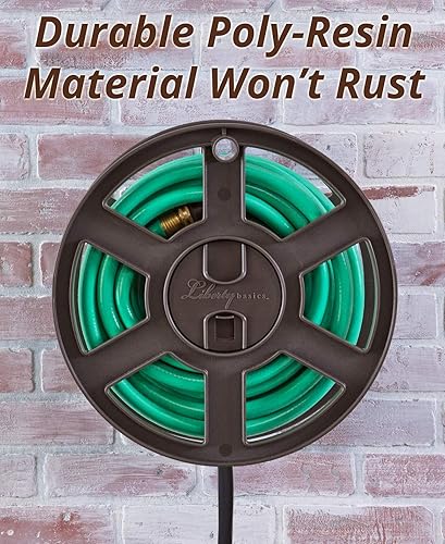 Miniatura 9 de Liberty Basics 501 - Colgador para manguera de jardín con compartimento de almacenamiento