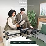 ROOTS Packing Cubes For Luggage With Laundry Bag – Set of Five to Better Organize Your Travel Suitcase, with Mesh Ventilation, Zippered, Made from Recycled Nylon – Sage