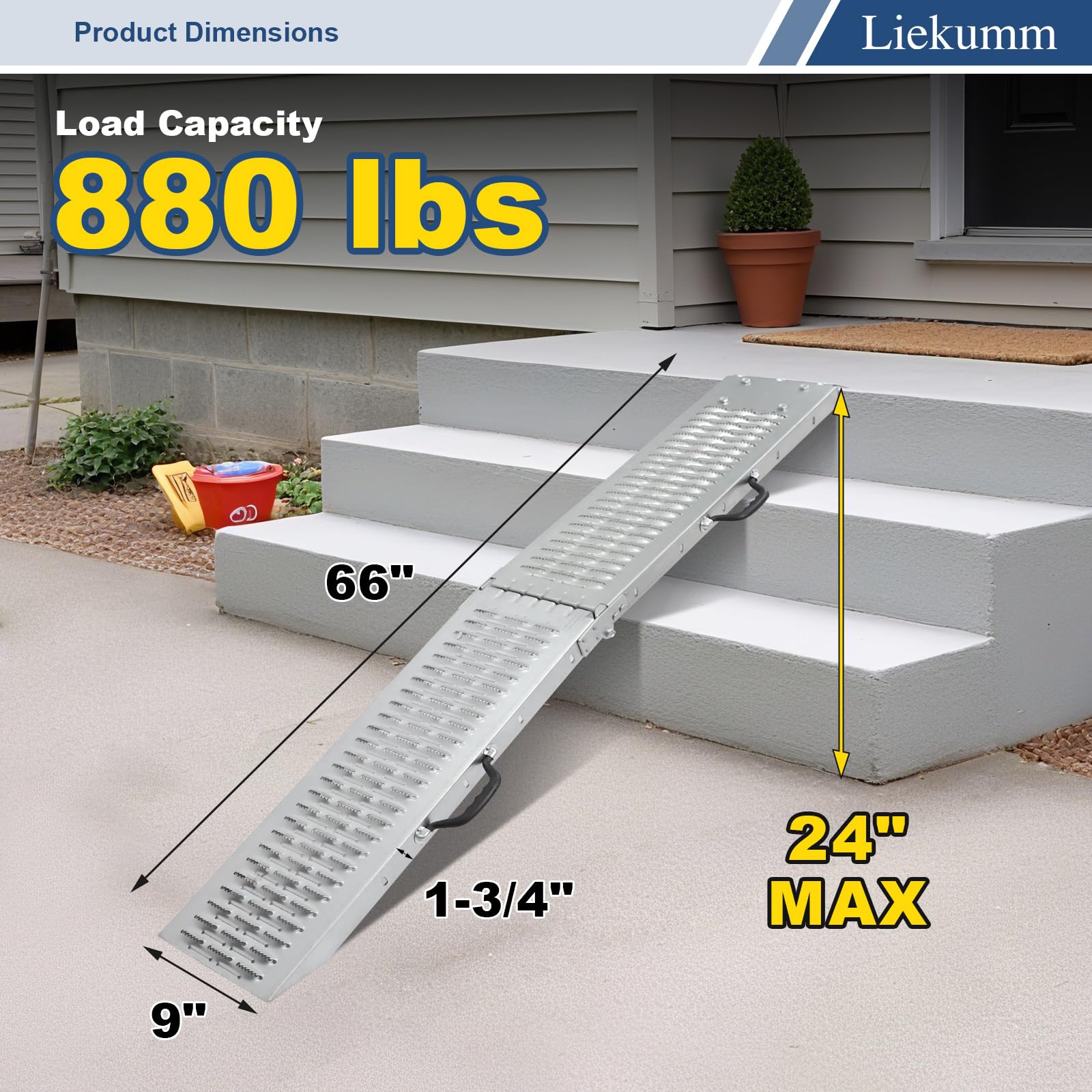 2ft Ramp Snapklik.com : 2FT Folding Portable Wheelchair Ramp, 30