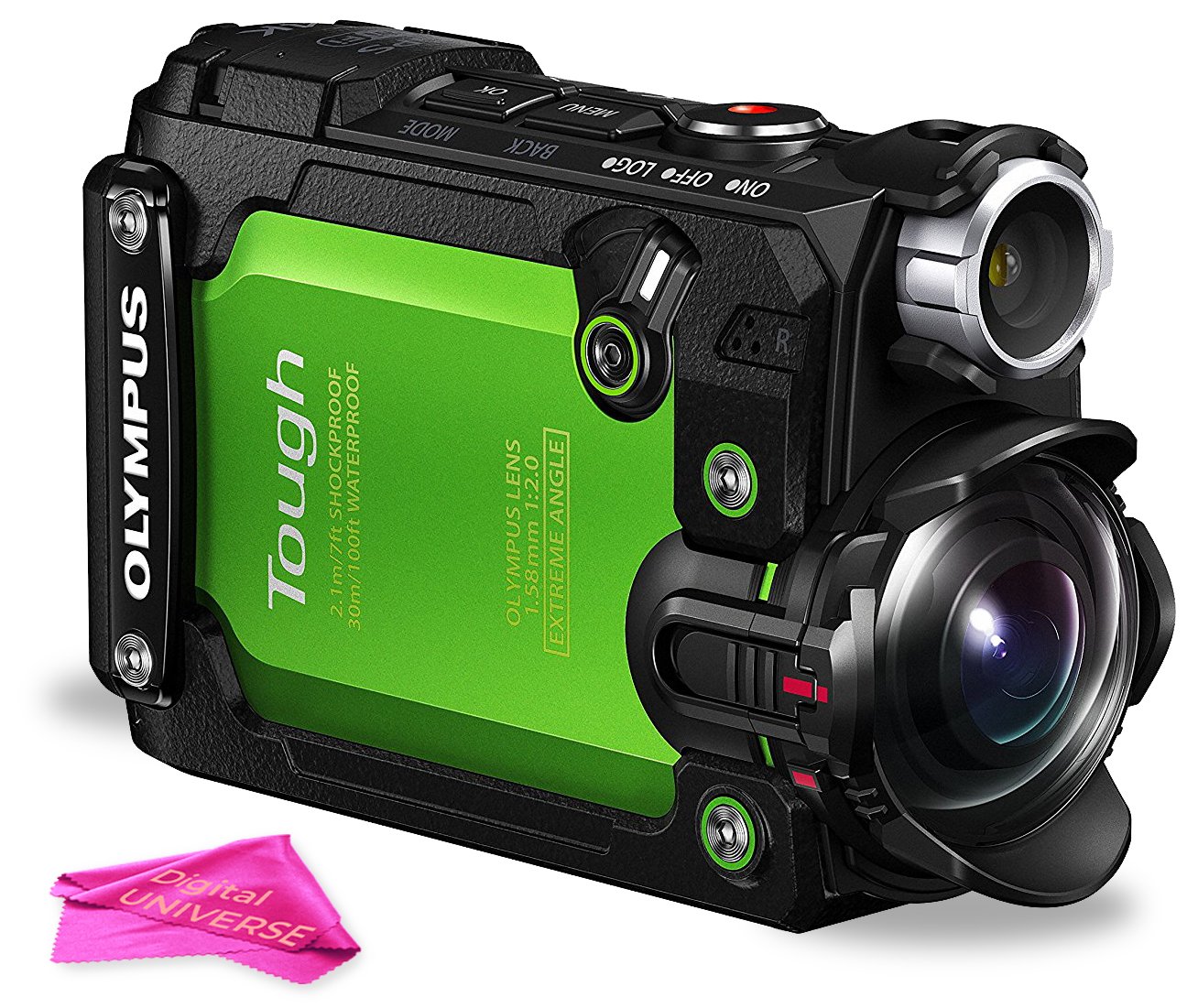 Câmera de ação Olympus Stylus TG-Tracker com ângulo de 204° com
