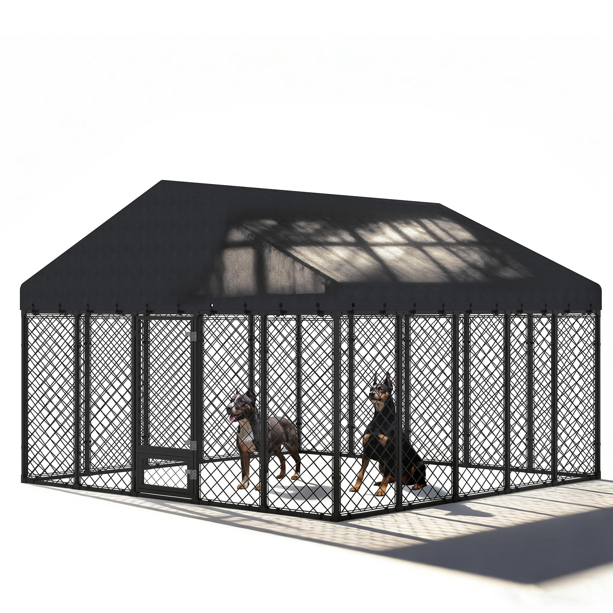MAISON BACKYARDS 10x10x6.4 ft Dog Kennel