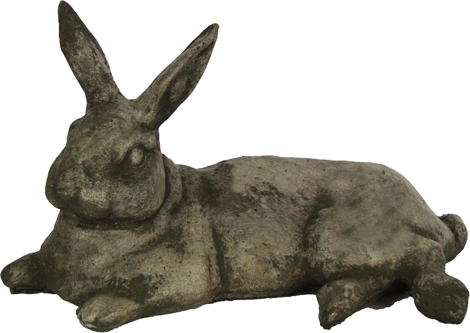 Big Laying Rabbit Home Garden Statues Concrete Yard Art