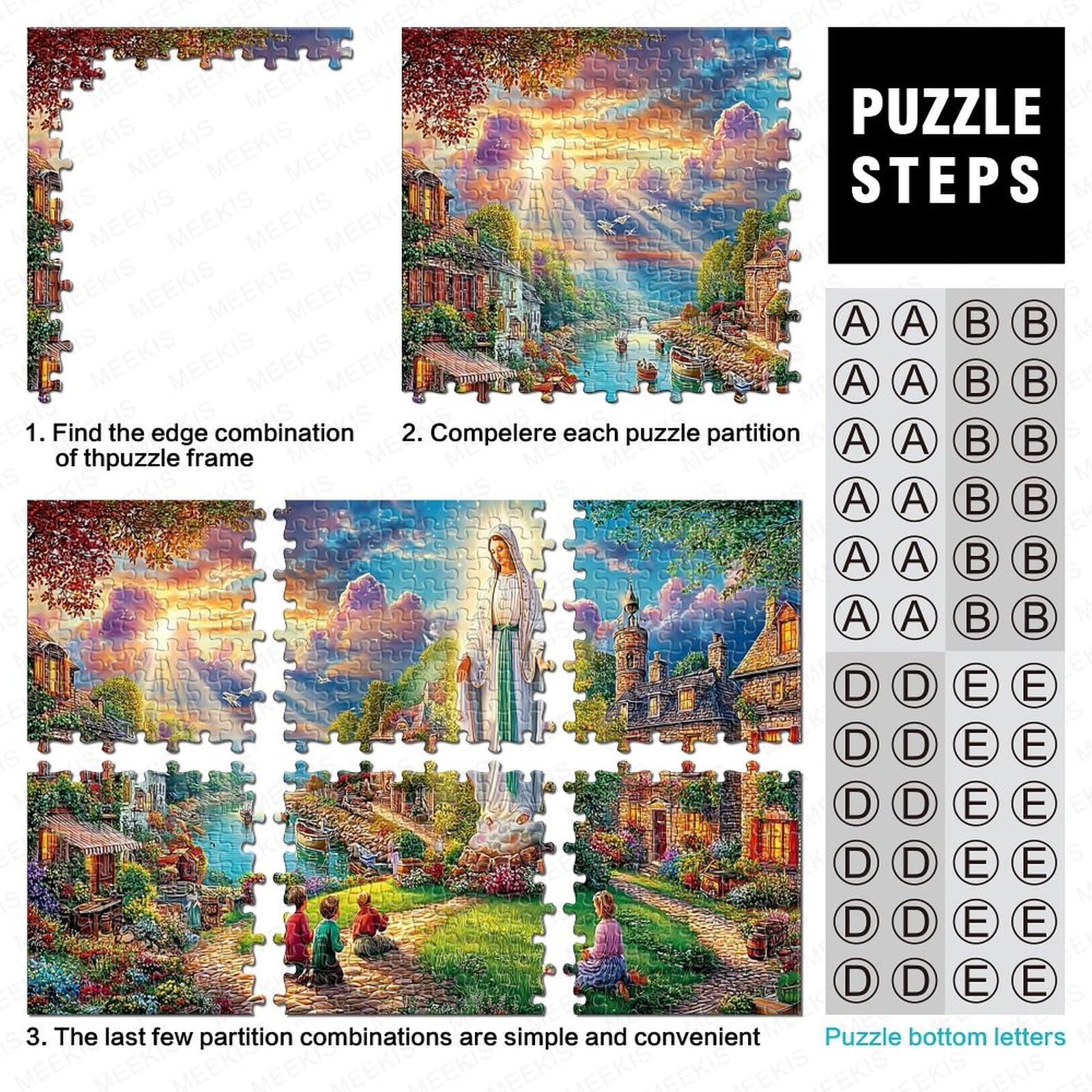 Miraculous Vision Jigsaw Puzzles 1000 Pieces - Digital Detox - Recycled Paper Puzzle 52x38cm/1000pcs
