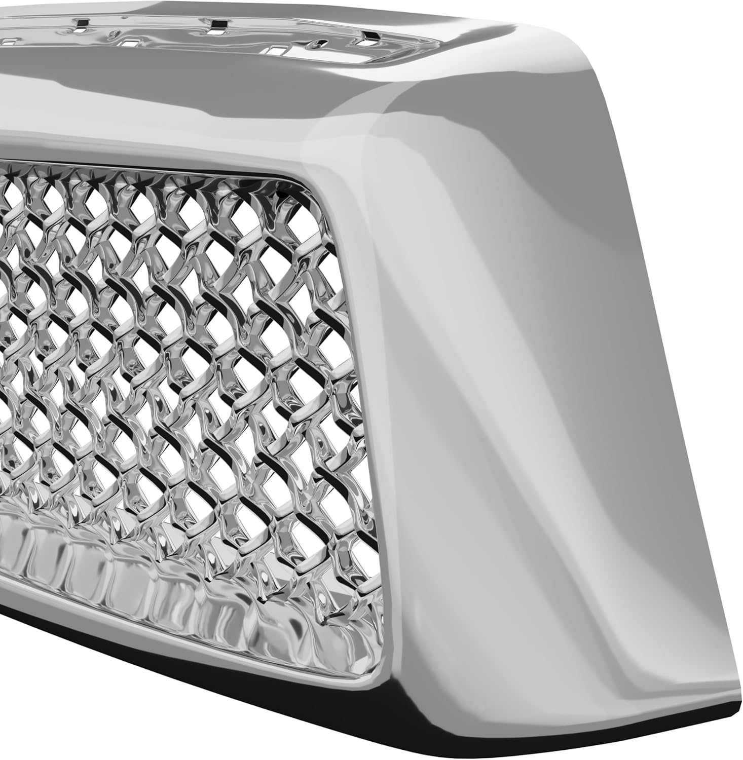 Armordillo Mesh Style Front Grille|Compatible With 2007-2009 Toyota Tundra|8720912|Chrome|Front Hood Bumper Grille