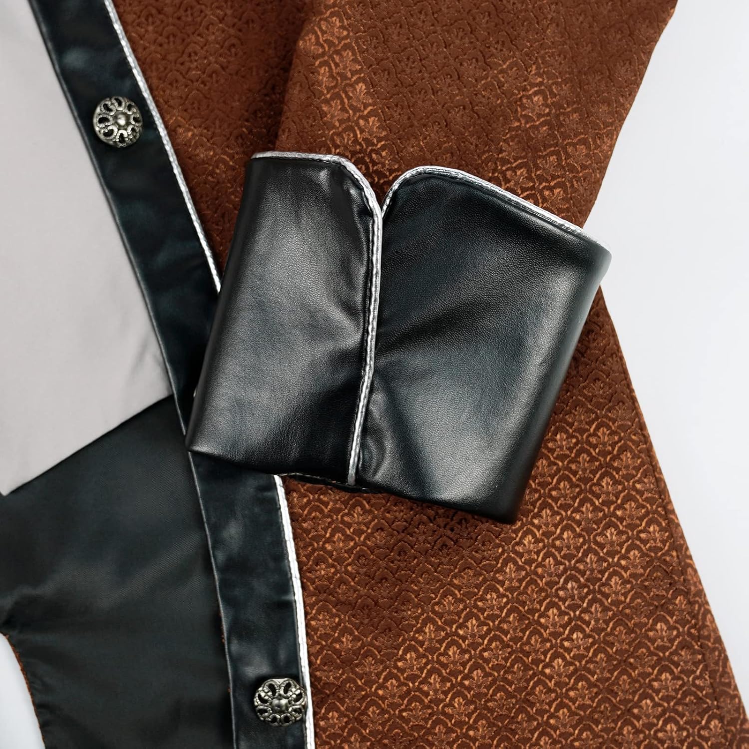 Men's Medieval Steampunk Jacket Pirate Viking Renaissance Costume Victorian Halloween Tuxedo Coat - Image 6