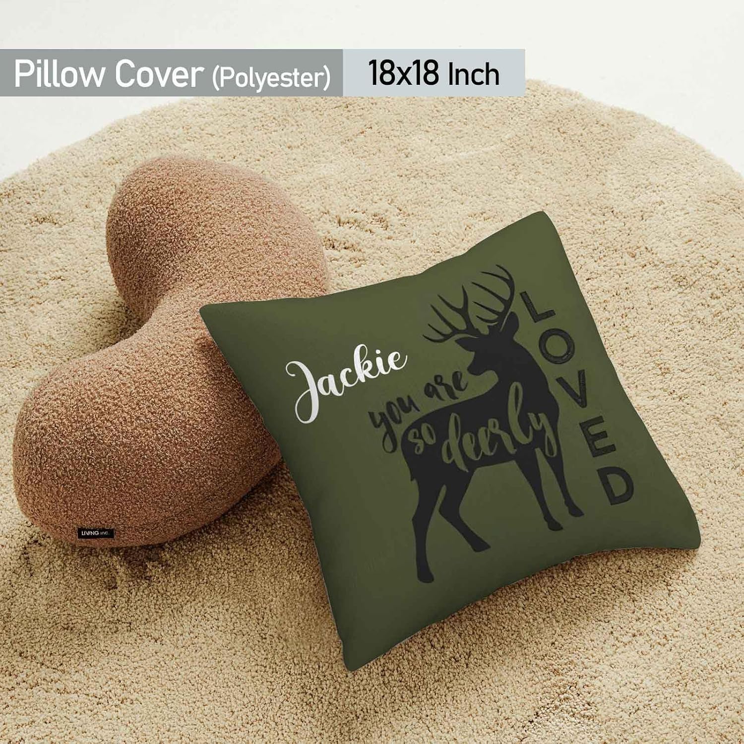 Personalized Woodland Deer Green Baby Bedding Set – Custom Name 2 Piece Set with Minky Dot Blanket & Fitted Crib Sheet – Soft Nursery Bedding for Newborns, Infants, Toddlers, Baby Boys