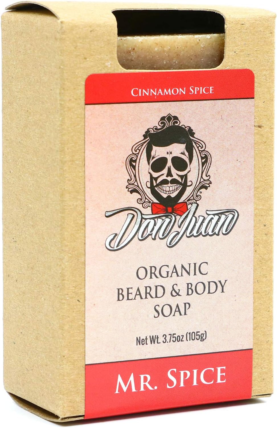 Mr. Spice Organic Beard Face Soap Bar 3.75 Oz.