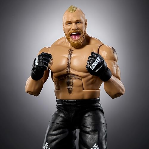 Miniatura 9 de Mattel WWE Elite Collection - Figura de acción y accesorios, serie #108 LA Knight de 6 pulgadas coleccionable con 25 puntos de articulación y manos