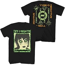 Type O Negative Men's I Don't Want to Be Me Glow T-Shirt Black | Officially Licensed Merchandise