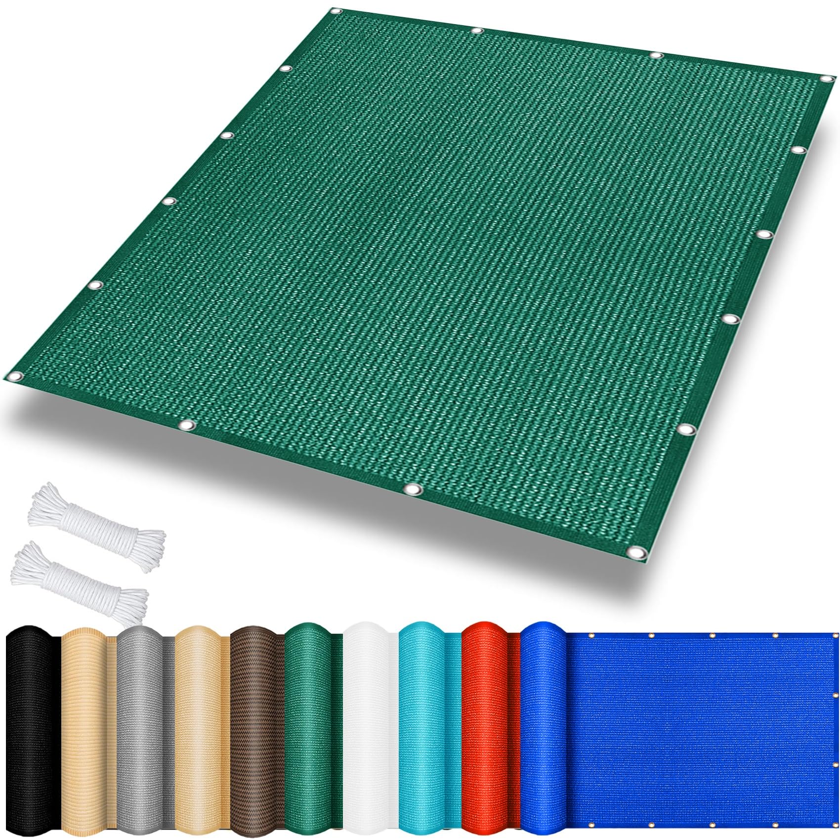 Toile d'ombrage pour patio et jardin créant un coin de fraîcheur 220x340