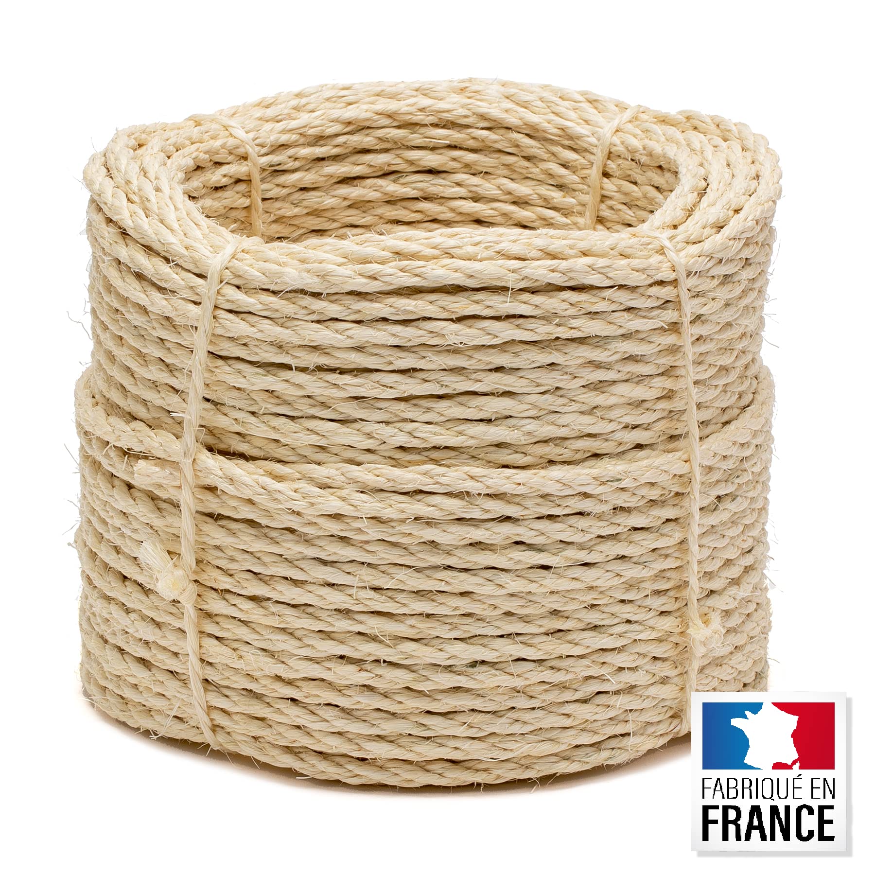 La cordeline 385-50 Cuerda sisal Ø 6 mm, Natural, 50 m