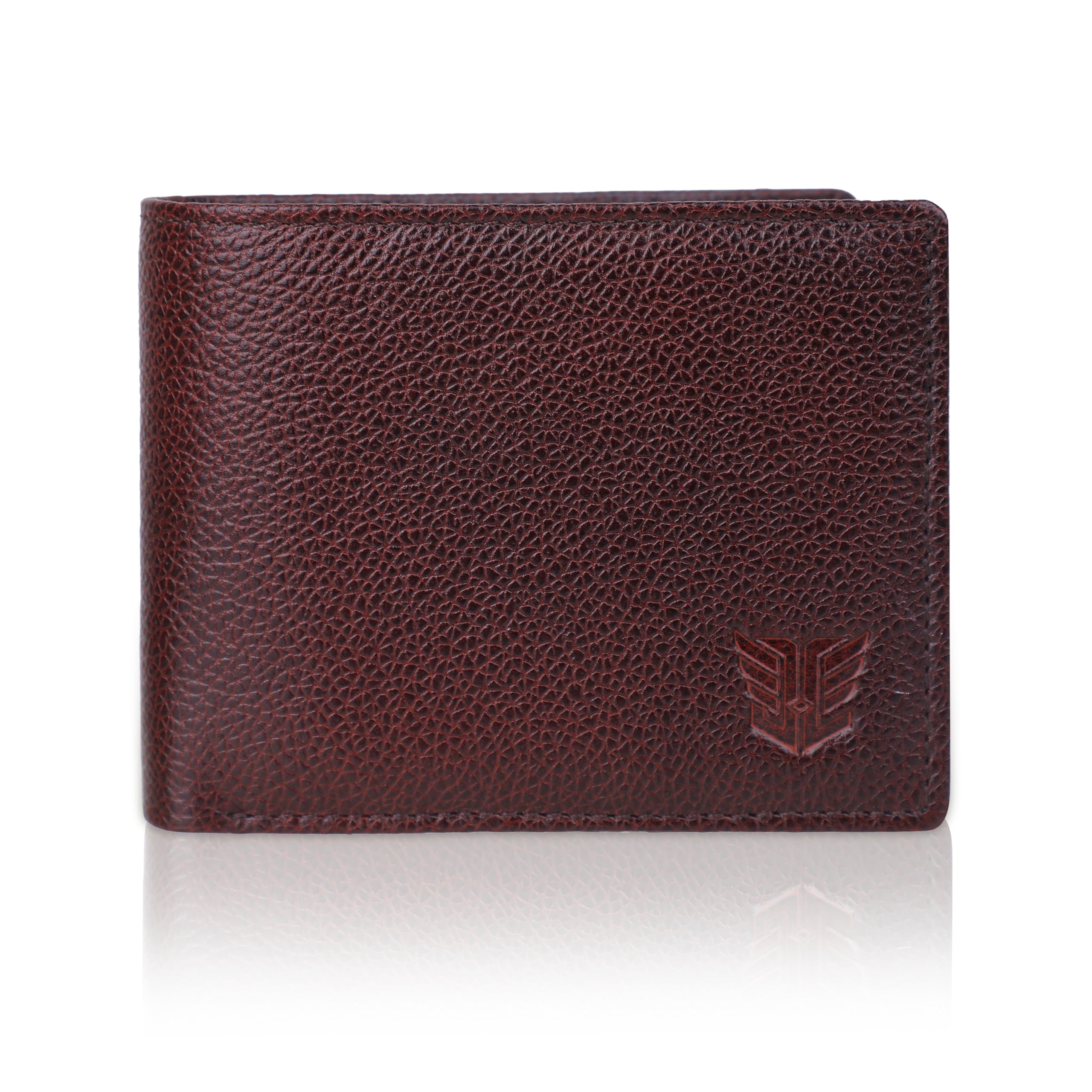 roxa leathers Genuine Leather RFID Wallet for Men | Slim Bi-Fold Wallet with Coin Pocket, Card Slots & Transparent ID Window | Brown Leather Wallet for Daily Use & Gifting-picture-31