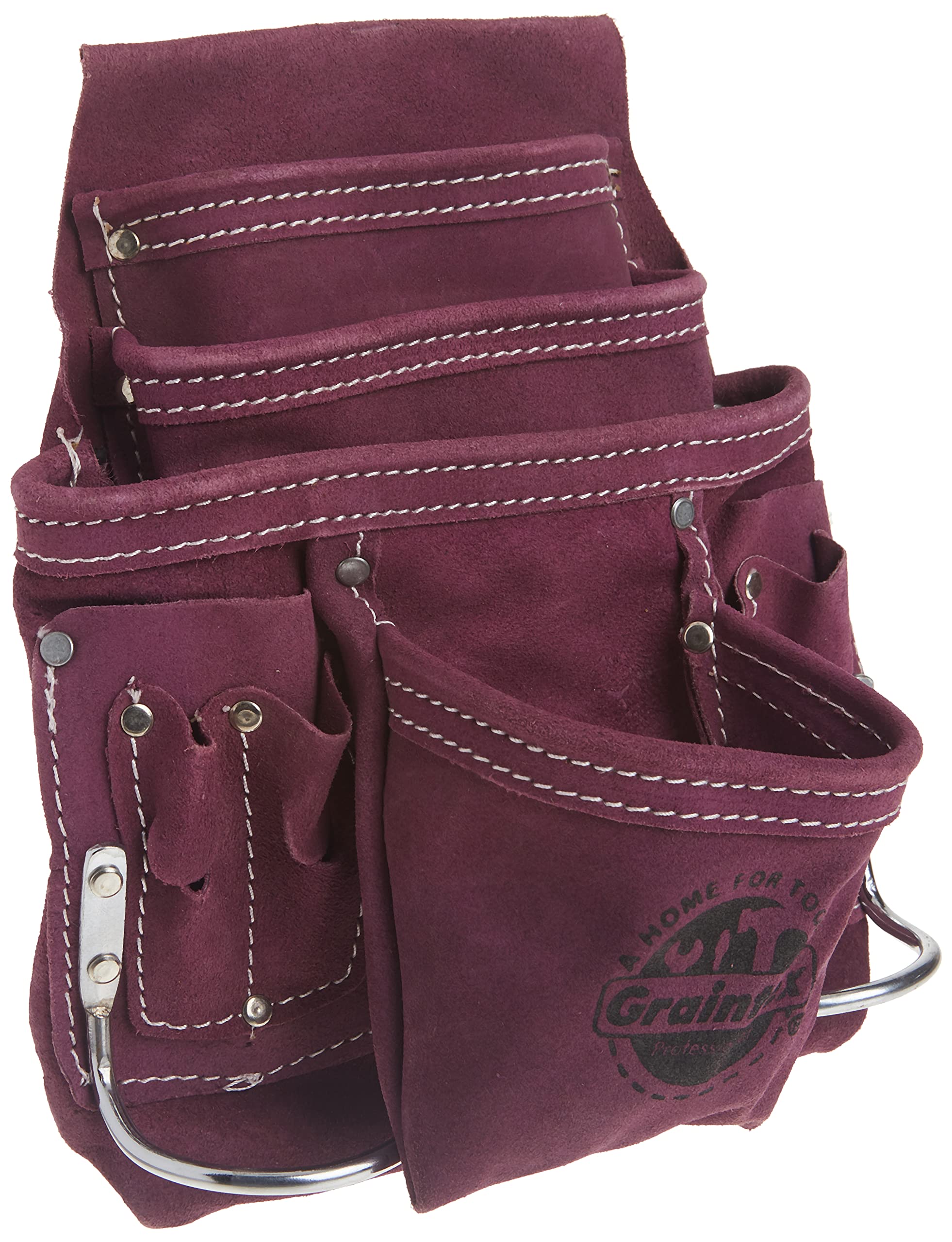 Graintex SS1123 morado piel 10 Herramienta de bolsillo bolsa