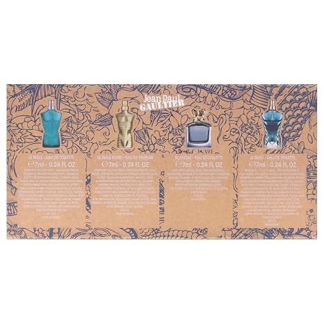 Miniatures Set by Jean Paul Gaultier for Men - 4 Pc Mini Gift Set